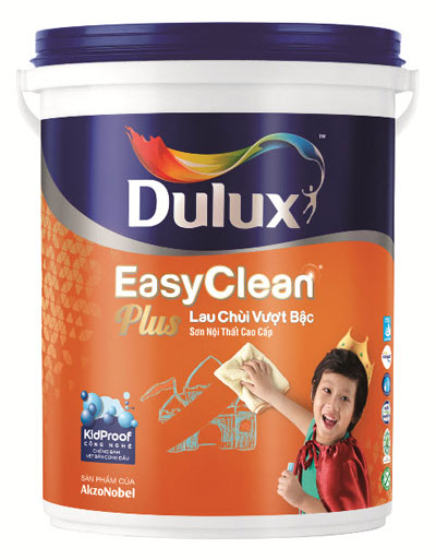 Dulux EasyClean Plus lau chùi vượt bậc (lon 5L)