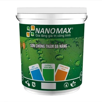 Hình ảnh Sơn chống thấm màu NANOMAX (thùng 18 lít)