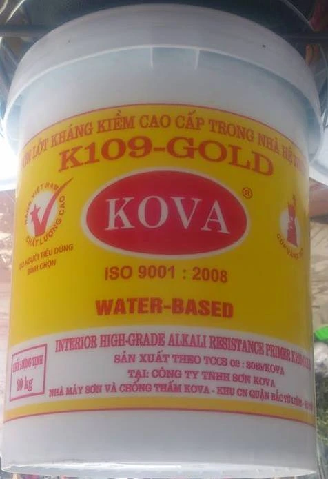 Hình ảnh Sơn lót kháng kiềm cao cấp trong nhà hệ nước KOVA (20kg)