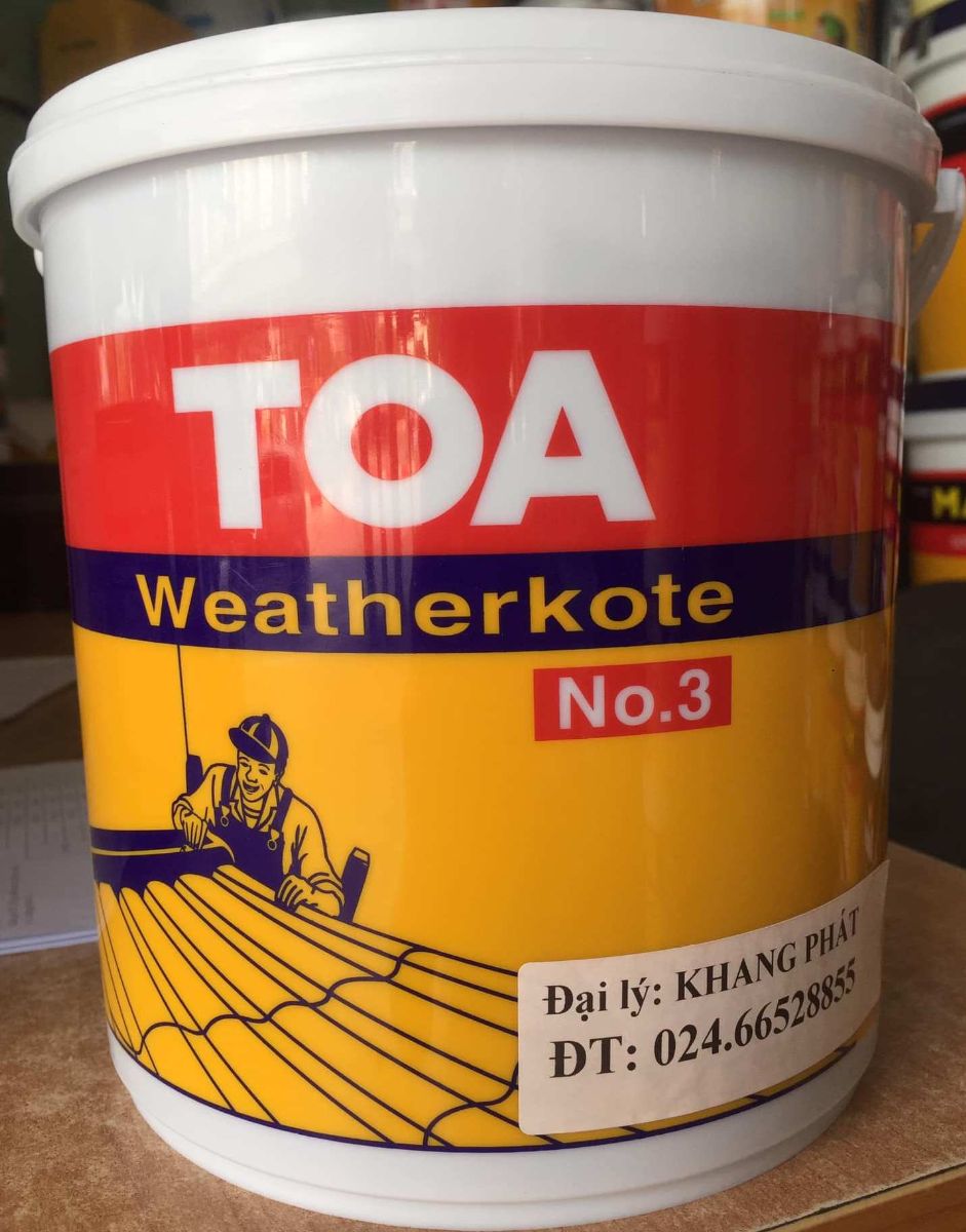 TOA Weatherkote No.3 Chống thấm Bitumen (lon 3.5Lkg)